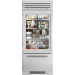 True® TR-36RBF-L-SG-A 22.6 Cu. Ft. Stainless Steel, Counter Depth, Built-In, Bottom Freezer, Refrigerator
